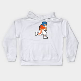 Tecmo Bowl Denver 8-bit DEN Kids Hoodie